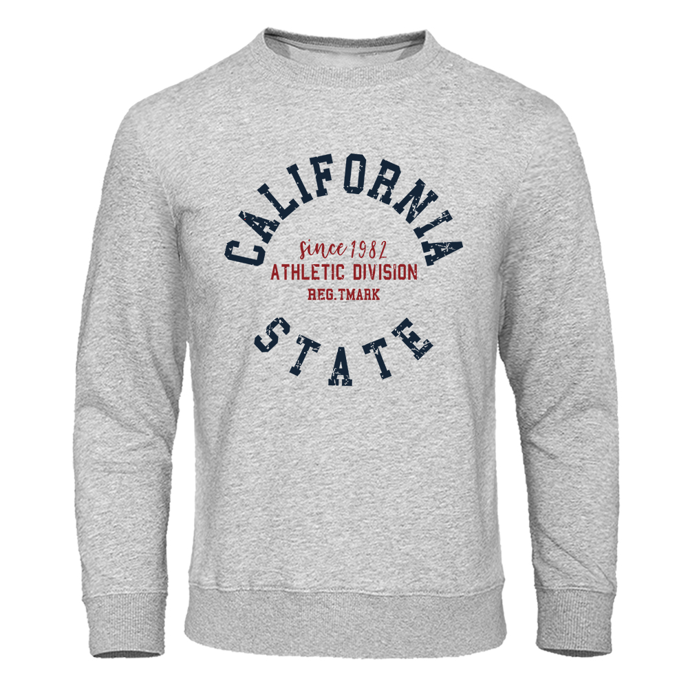 Street Fashion California - 1982 年以来カリフォルニア州ストリートレターパーカー男性レトロファッショントップおかしいプルオーバー服ノベルティグラフィックパーカーメンズ