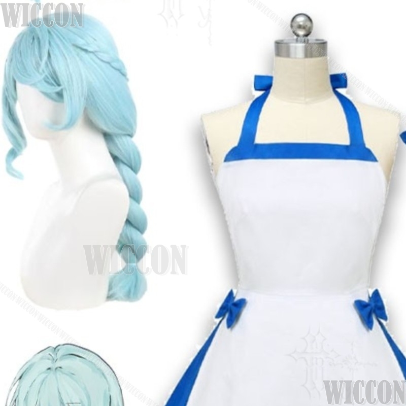 Japanese Street Fashion Female - ブルーキャラクタードレスゼノ夏ハロウィン後コスプレ衣装ファッション女性コスプレイヤーデイリーストリートナヴィダードカーニバルイベント