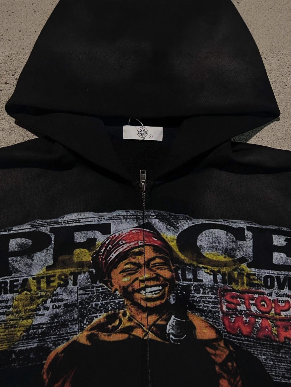 2026年新作アメリカンヒップホップルーズフーディストリート - Street Fashion Zip Up Hoodie のレビューと価格