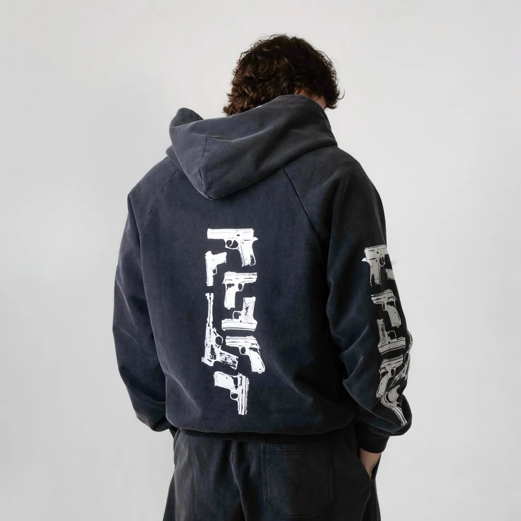 アメリカンストリートスタイル、マイノリティのクリエイティブな - Street Fashion Zip Up Hoodie のレビューと価格