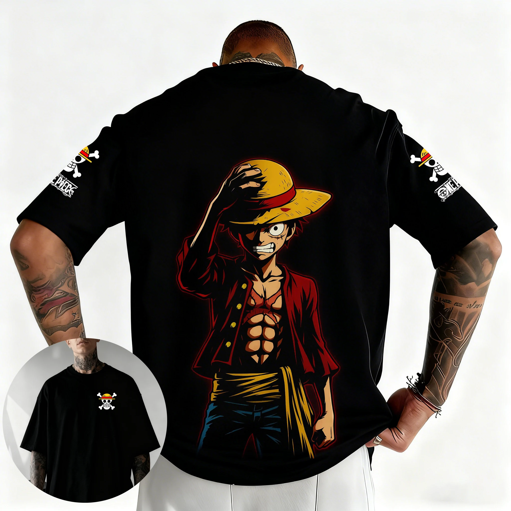 ワンピース 2026 夏メンズストリートウェアアニメグラフィ - Street Fashion Hats のレビューと価格