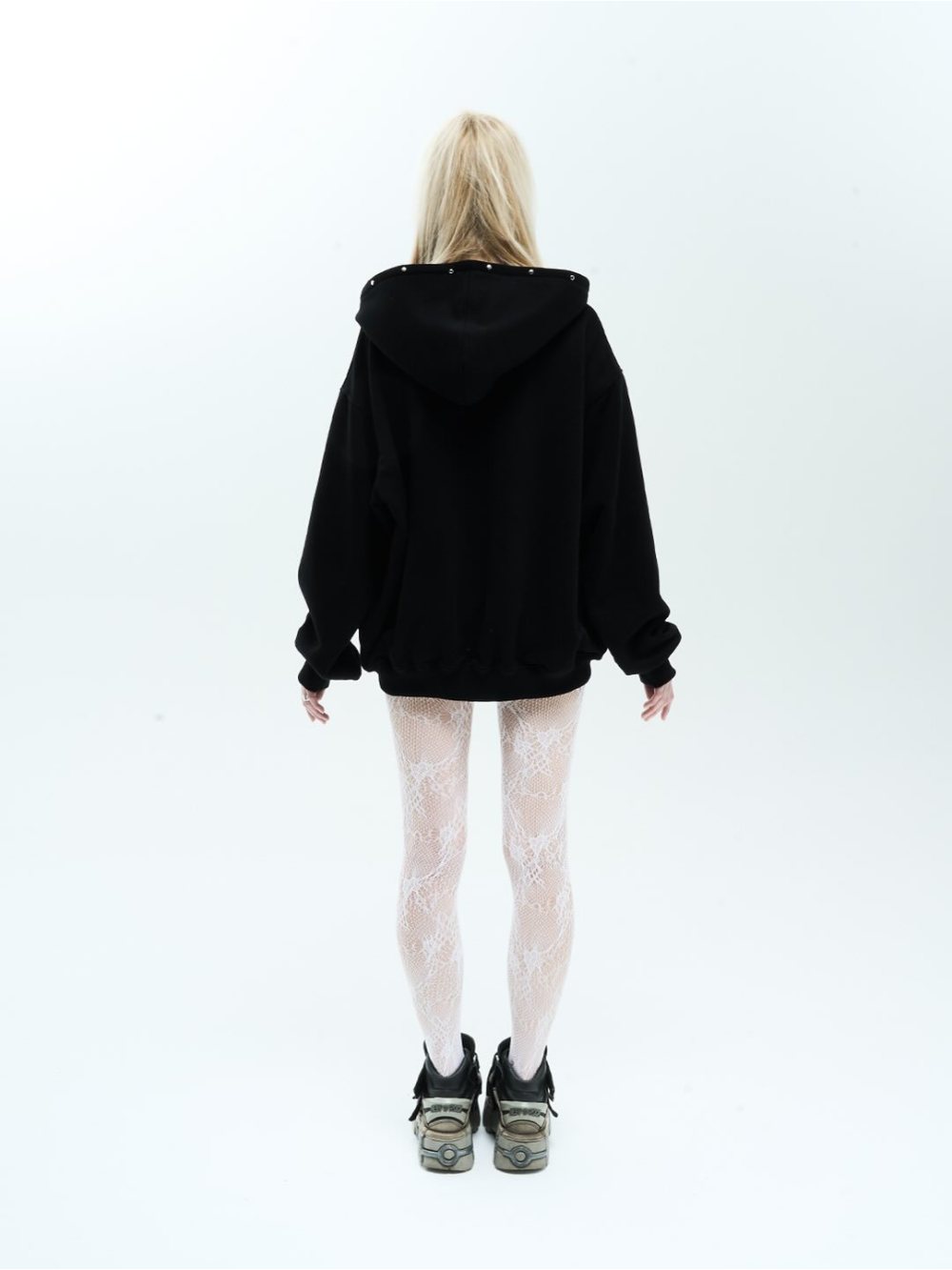 2026年ニューY2Kダーククロスフード付きジッパーフーディ - Street Fashion Zip Up Hoodie のレビューと価格