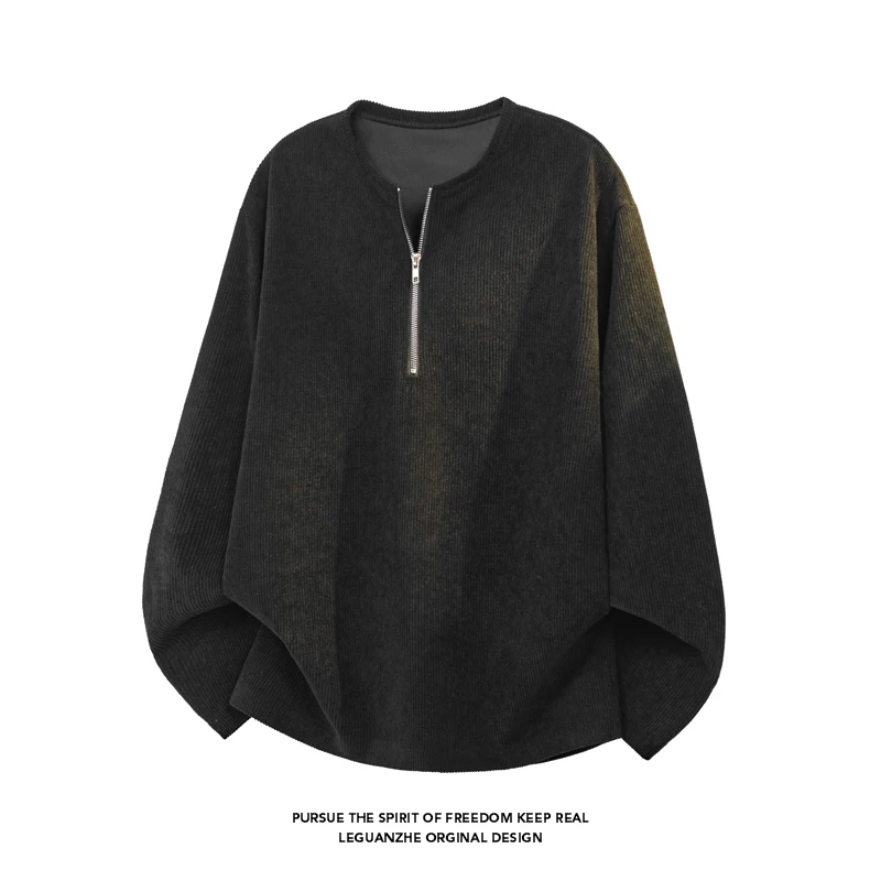 メンズユースストリートファッション 長袖トップス クルーネッ - Street Fashion Men のレビューと価格