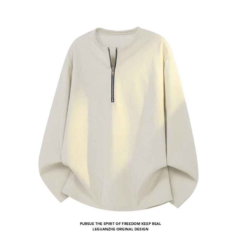 メンズユースストリートファッション 長袖トップス クルーネッ - Street Fashion Men のレビューと価格