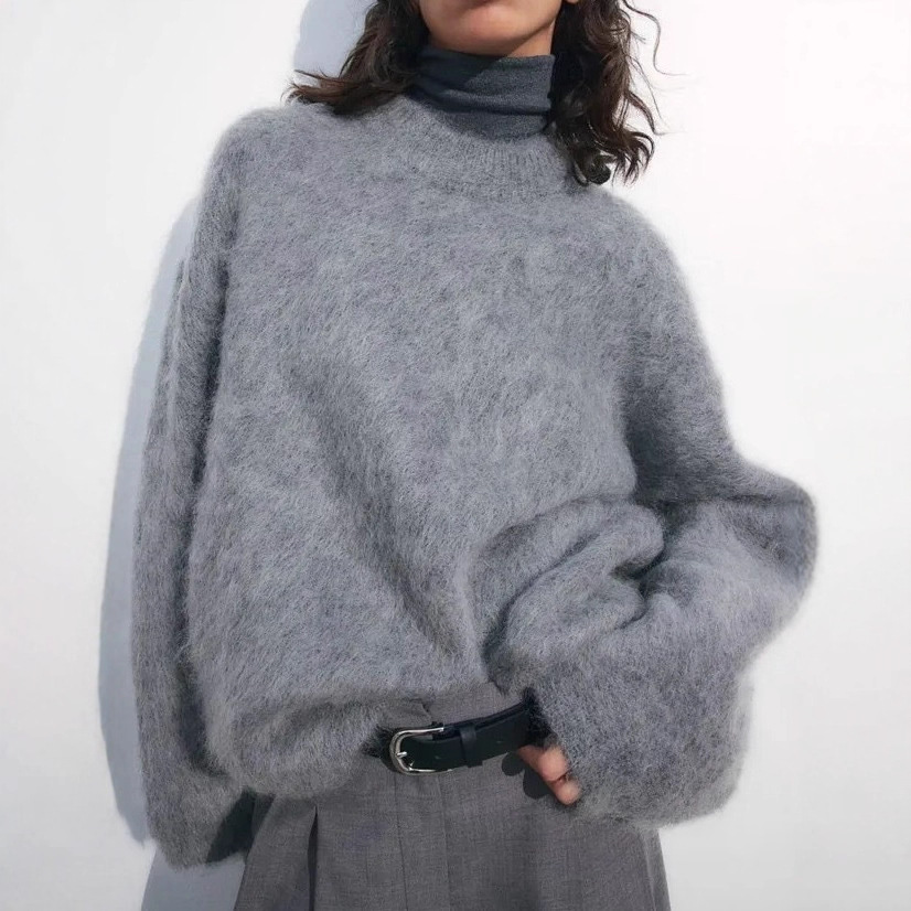 秋と冬のヨーロッパとアメリカのセーター女性用プルオーバークロ - Street Fashion Europe のレビューと価格