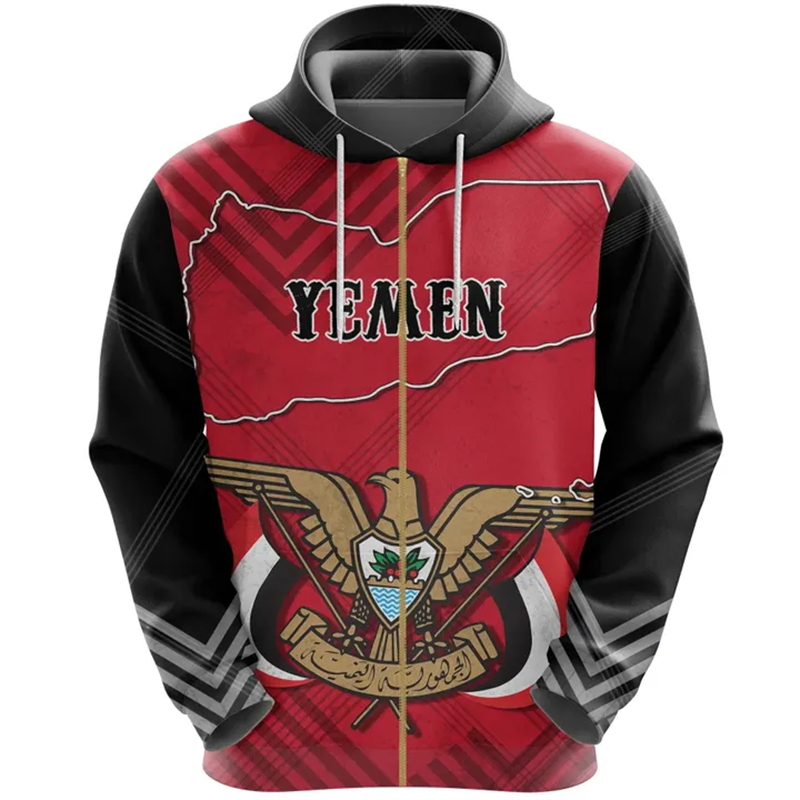 メンズ長袖フード付きスウェットシャツ,特大,y2kエンブレム - Street Fashion Zip Up Hoodie のレビューと価格