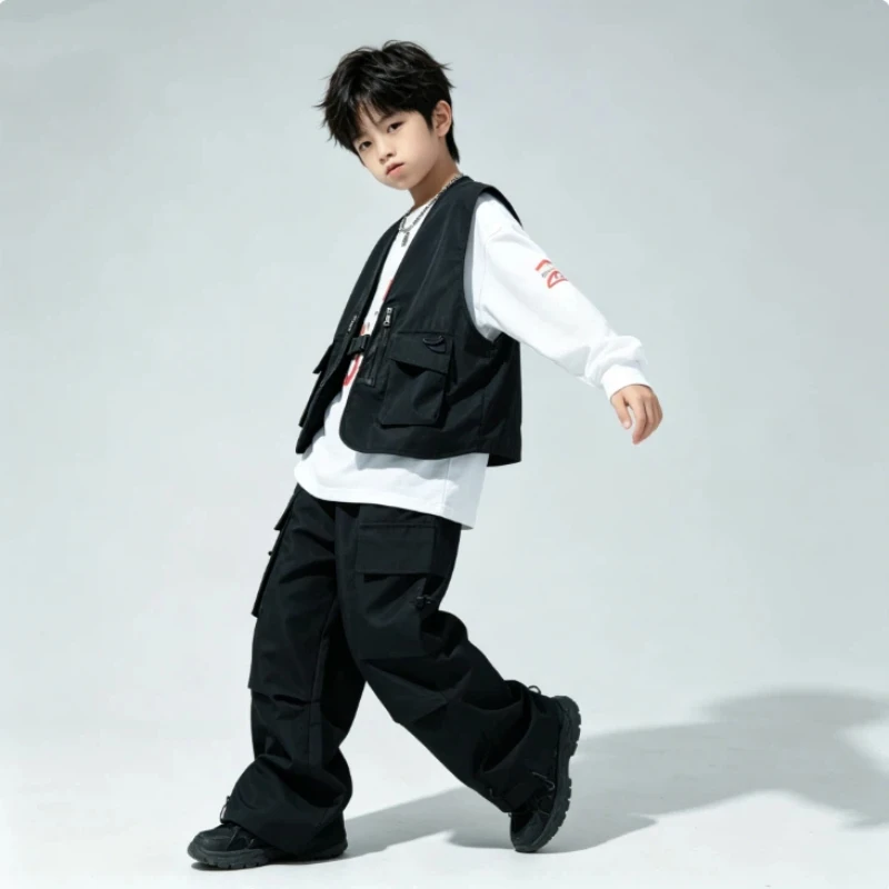 ストリートダンス衣装男の子女の子ヒップホップジャズダンス衣装 - Street Fashion Outfit Girl のレビューと価格