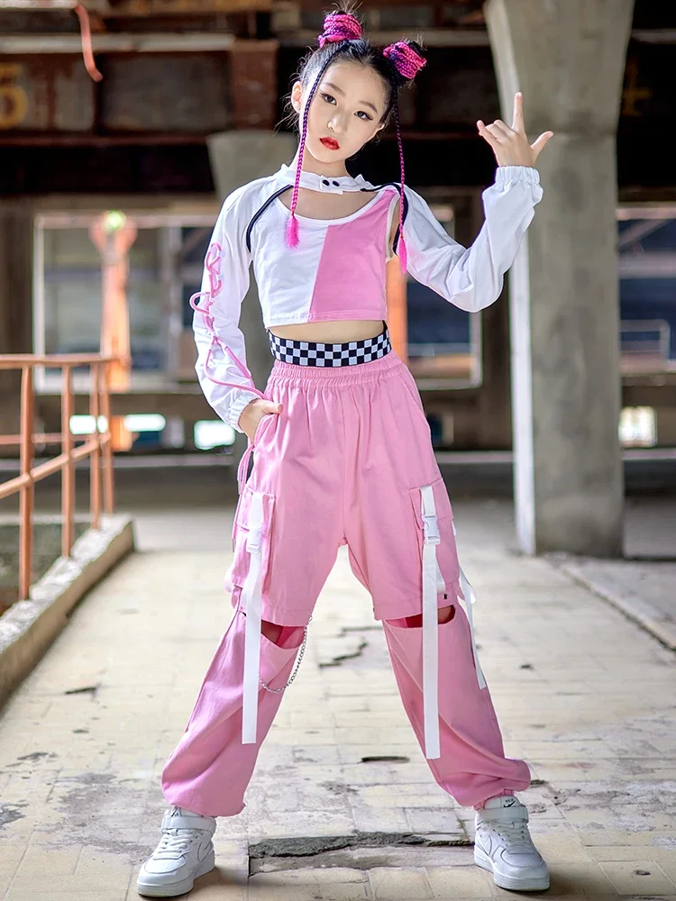 ヒップホップダンス衣装 Kpop 衣装ファッション子供服女の - Street Fashion Outfit Girl のレビューと価格