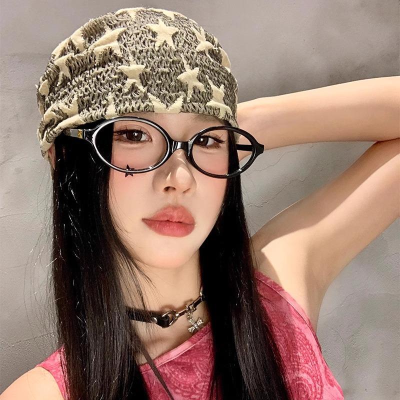 クールなスタイルの帽子スターサブカルチャー Y2K スカーフ - Street Fashion Hats のレビューと価格