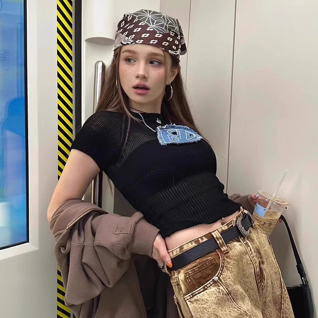 レトロアメリカンスタイルヘッドスカーフヘッドバンド装飾トレン - Street Fashion Girl のレビューと価格