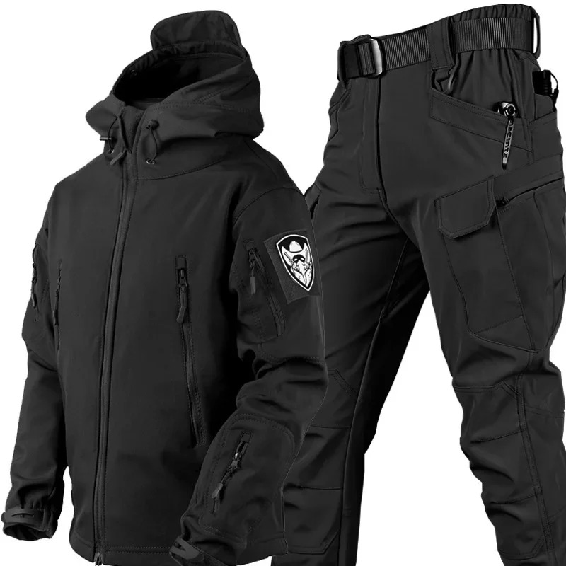 防水ハードシェルタクティカルジャケットパンツ メンズ ウイン - Windbreak Shell Jacket のレビューと価格