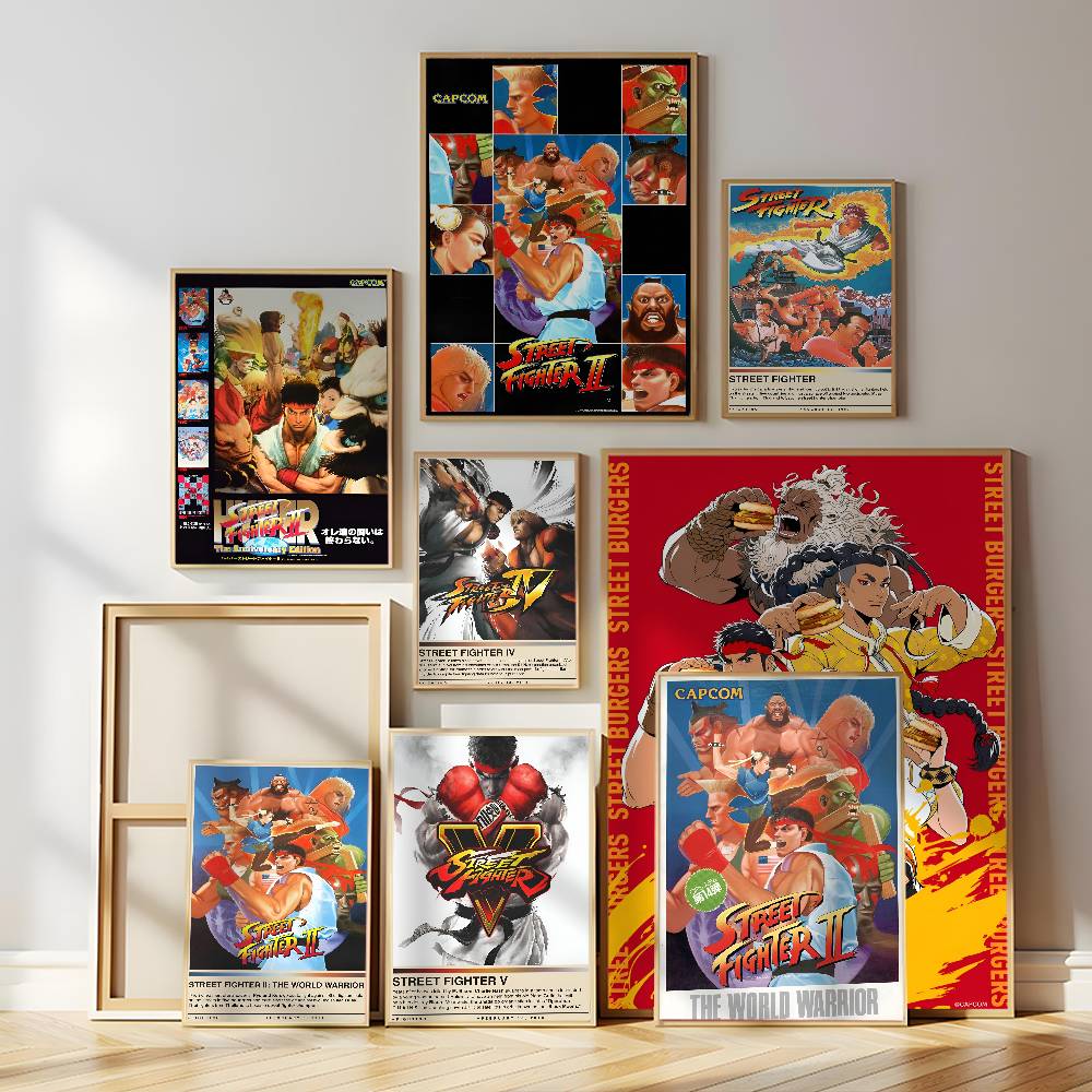 クラシックホットビデオゲームストリートファイターポスター自己 - Street Fashion Poster のレビューと価格
