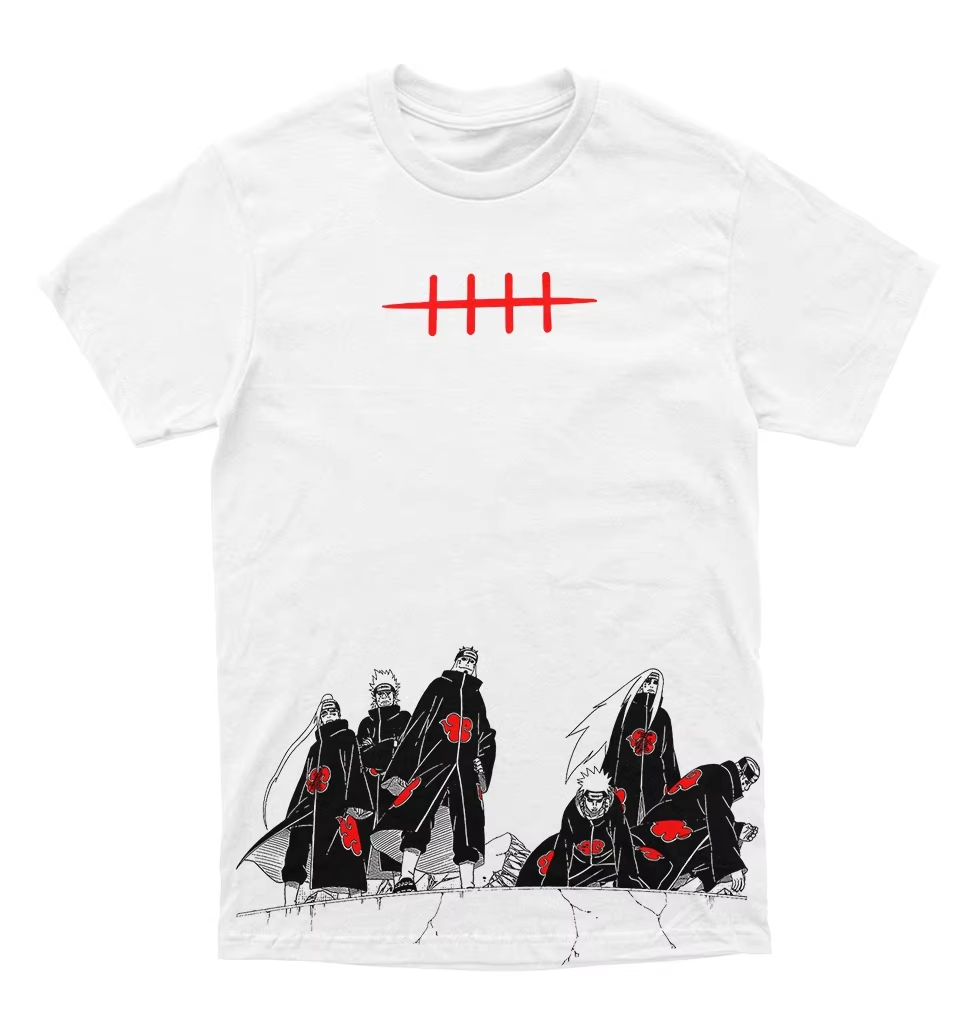 ナルトペイン暁六道マンガグラフィック Tシャツ男性女性アニメ - Street Fashion Hats のレビューと価格