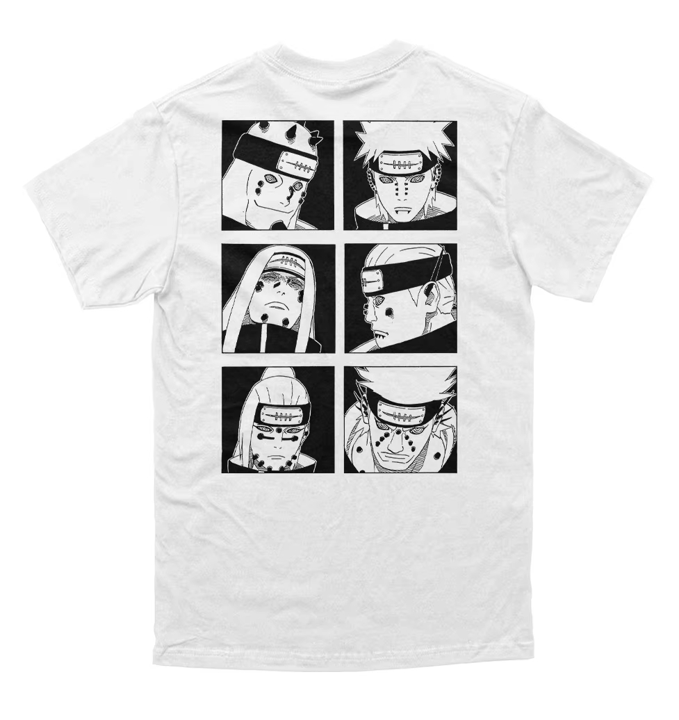 ナルトペイン暁六道マンガグラフィック Tシャツ男性女性アニメ - Street Fashion Hats のレビューと価格