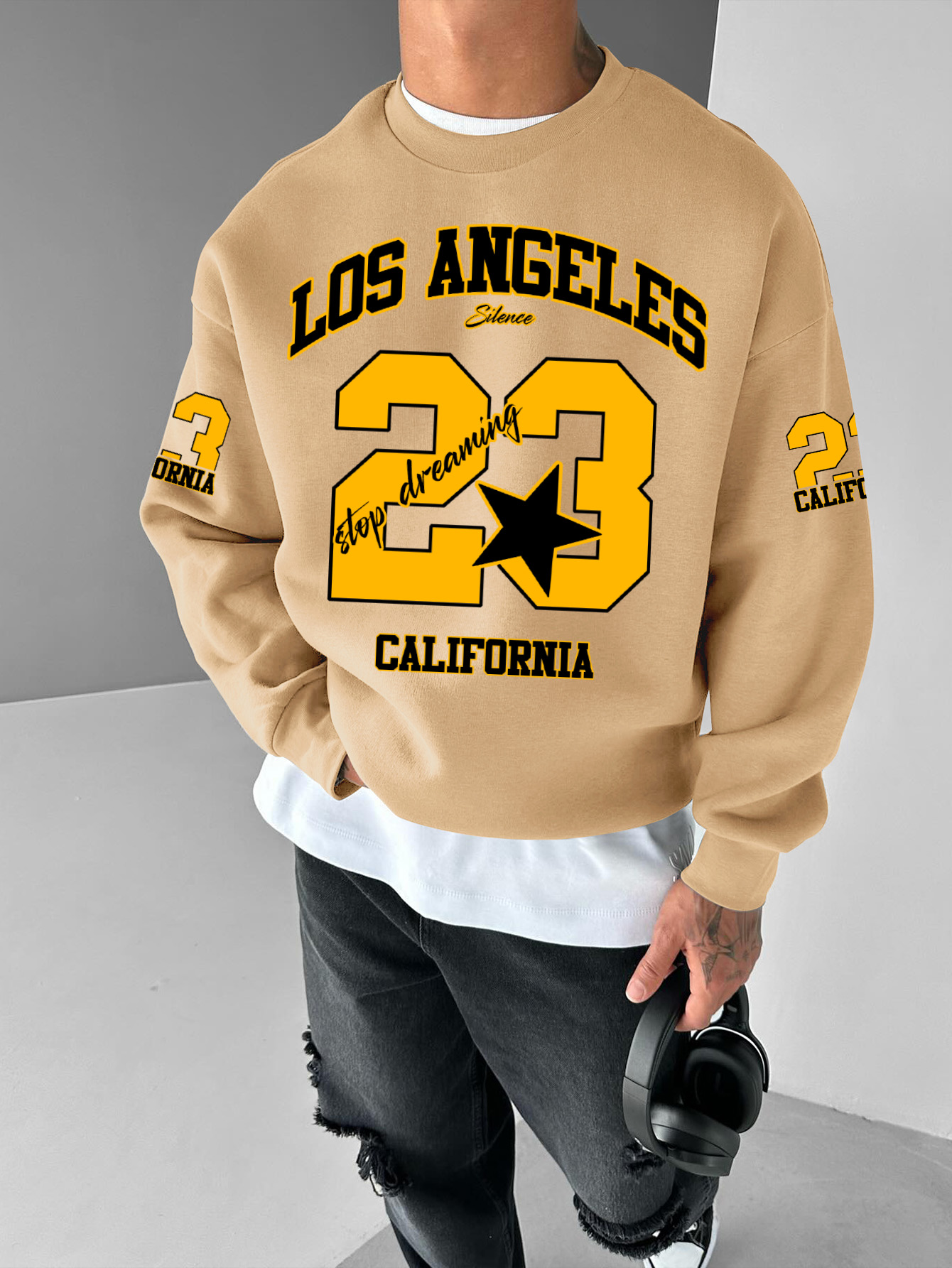 メンズ・レディースファッションスウェットシャツ、ロサンゼルス - Street Fashion California のレビューと価格