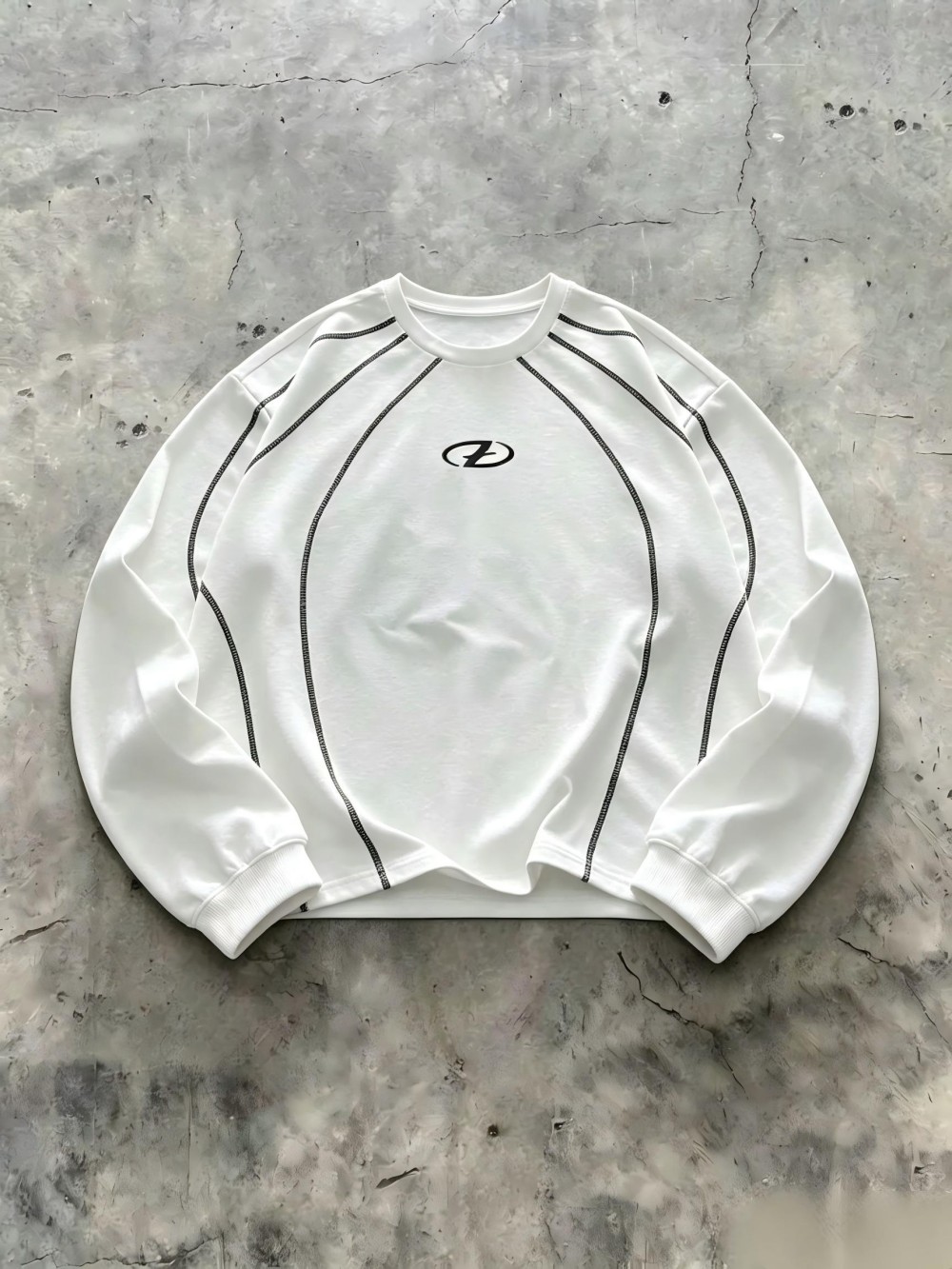 新しいアメリカンメンズ秋のミニマリストレターストライププリン - Street Fashion News のレビューと価格