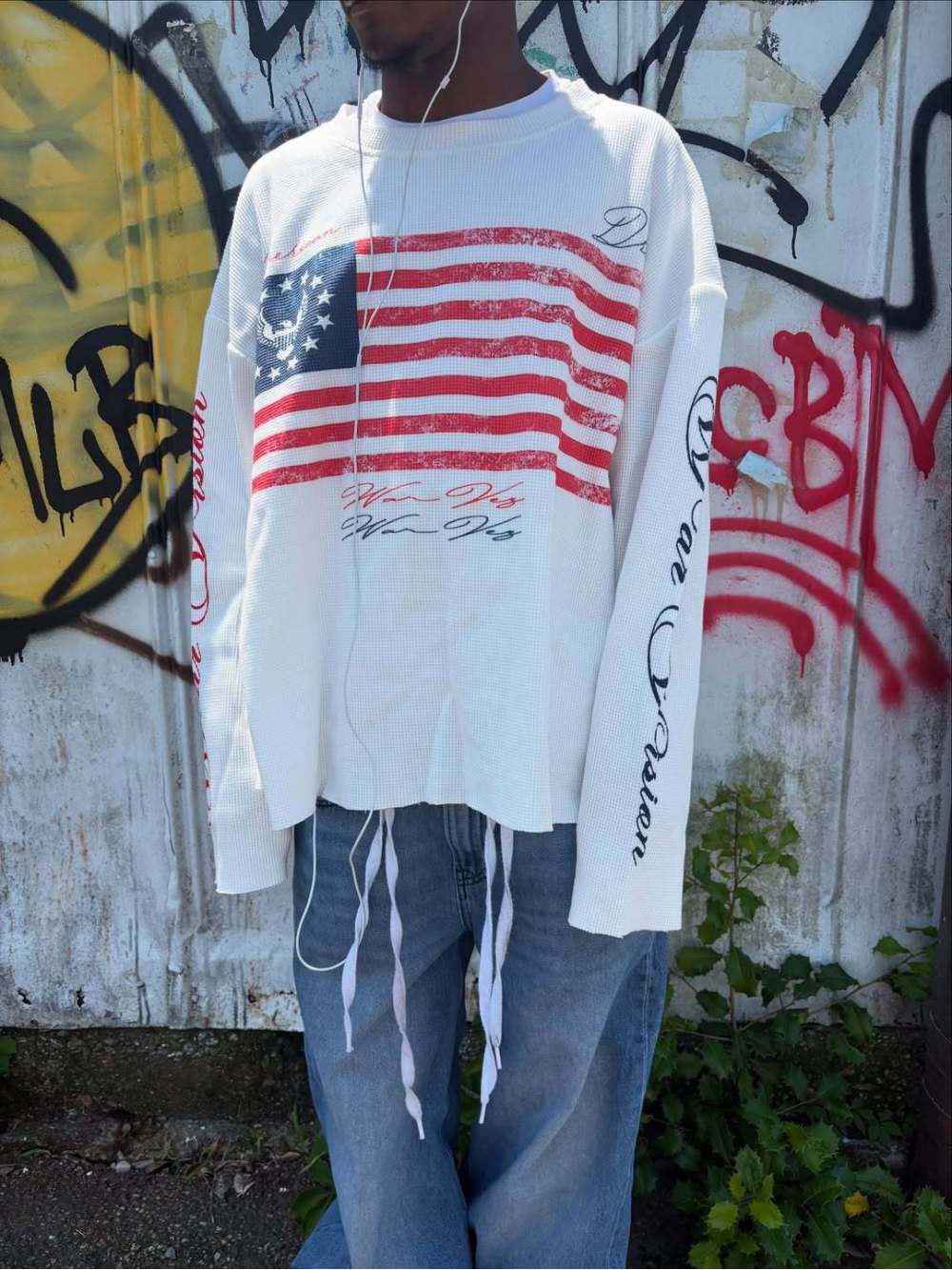 2026年秋新作 Y2K アメリカンレトロ フラッグプリント - Street Fashion Casual のレビューと価格