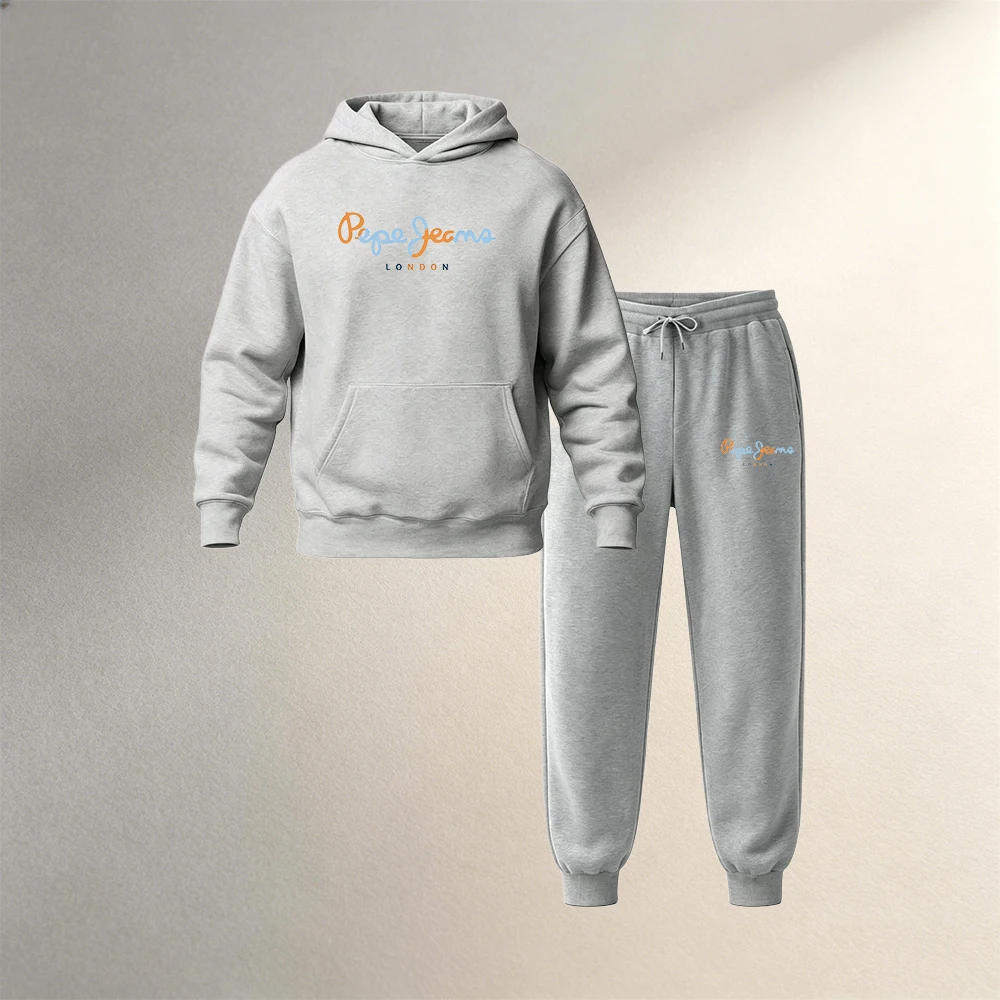 メンズ服 パーカーセット 2ピース プルオーバー 秋冬 スポ - Street Fashion China のレビューと価格