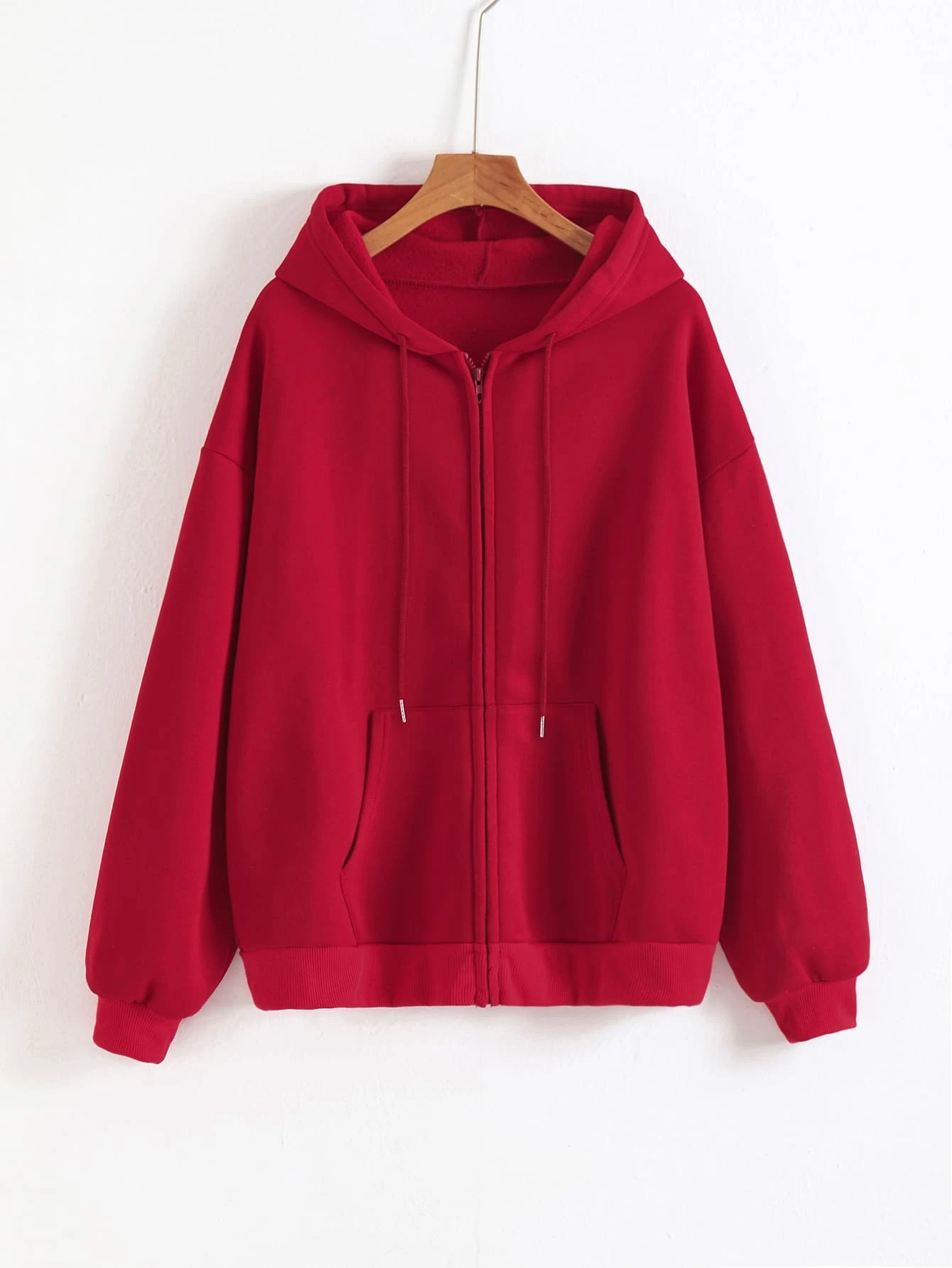 ファッションカジュアルブラックグレーブルージッパーパーカーヒ - Street Fashion Zip Up Hoodie のレビューと価格