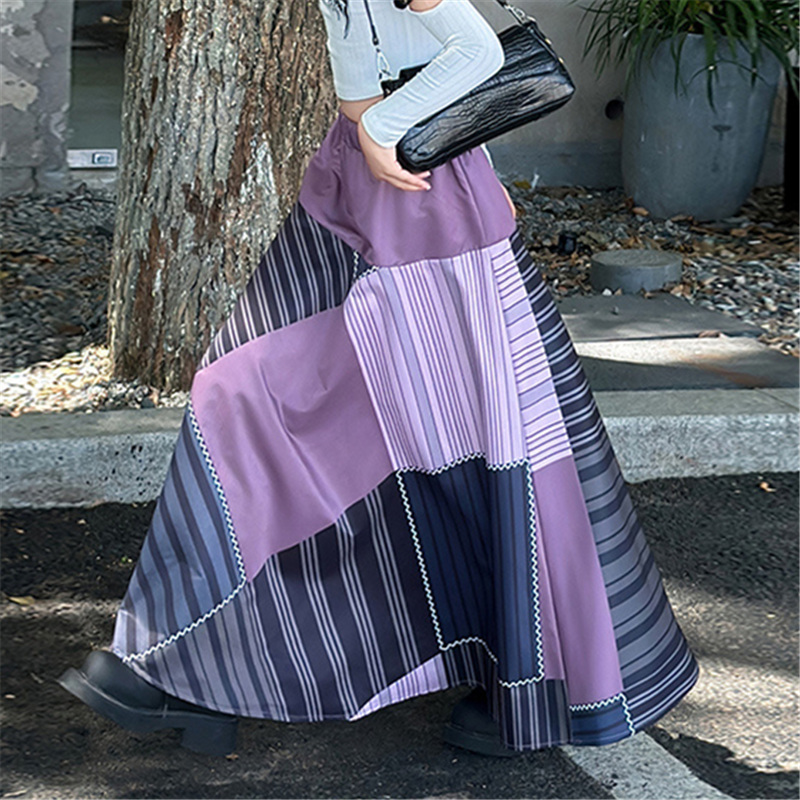 女性用ハイウエストストリートスタイルのスカート,女の子用スト - Japanese Street Fashion Female のレビューと価格