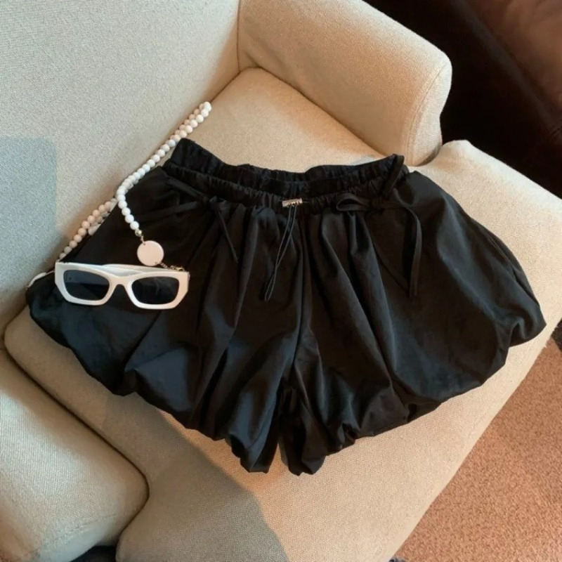 ハイウエストソリッドバドショーツロリータスタイル女性かわいい - Korean Street Fashion Female のレビューと価格