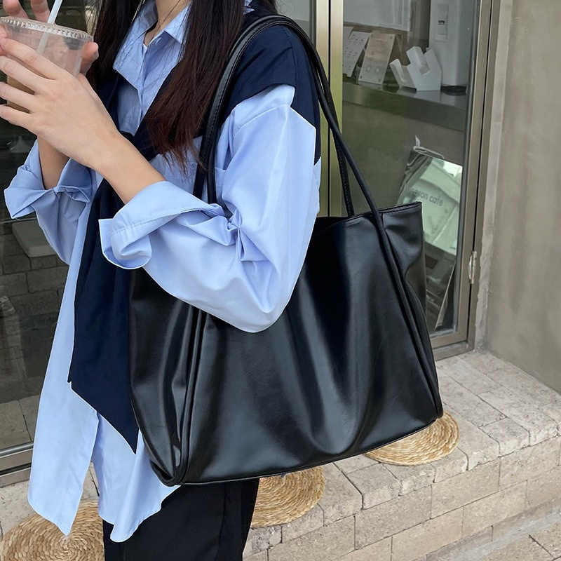 2026 女性新ヴィンテージショルダーバッグ女性の仕事通勤大 - Korean Street Fashion Female のレビューと価格