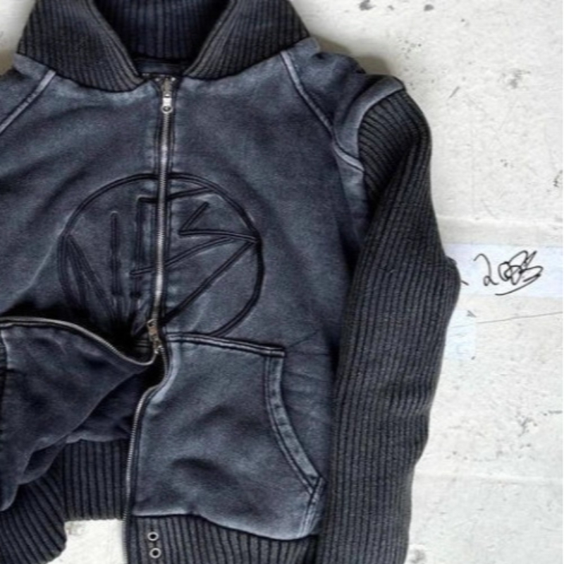 欧米風スタイリッシュレトロトレンドハイストリート万能フーディ - Street Fashion Zip Up Hoodie のレビューと価格