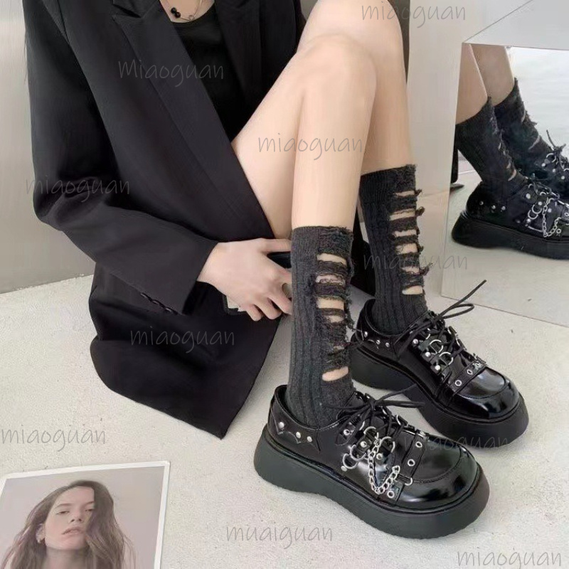 和風チャンキープラットフォームパンプス 5 センチメートル女 - Japanese Street Fashion Female のレビューと価格