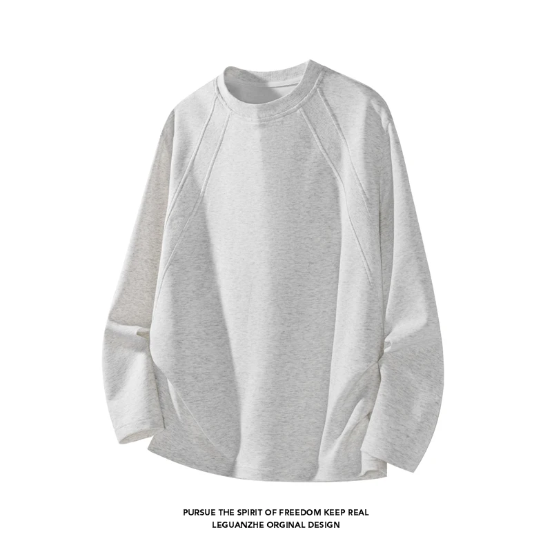 メンズファッション ラグランスリーブ クルーネック 長袖Tシ - Street Fashion Men のレビューと価格