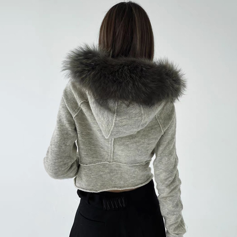 女性用ジッパー付きパーカー,ヴィンテージファッションのスウェ - Street Fashion Zip Up Hoodie のレビューと価格