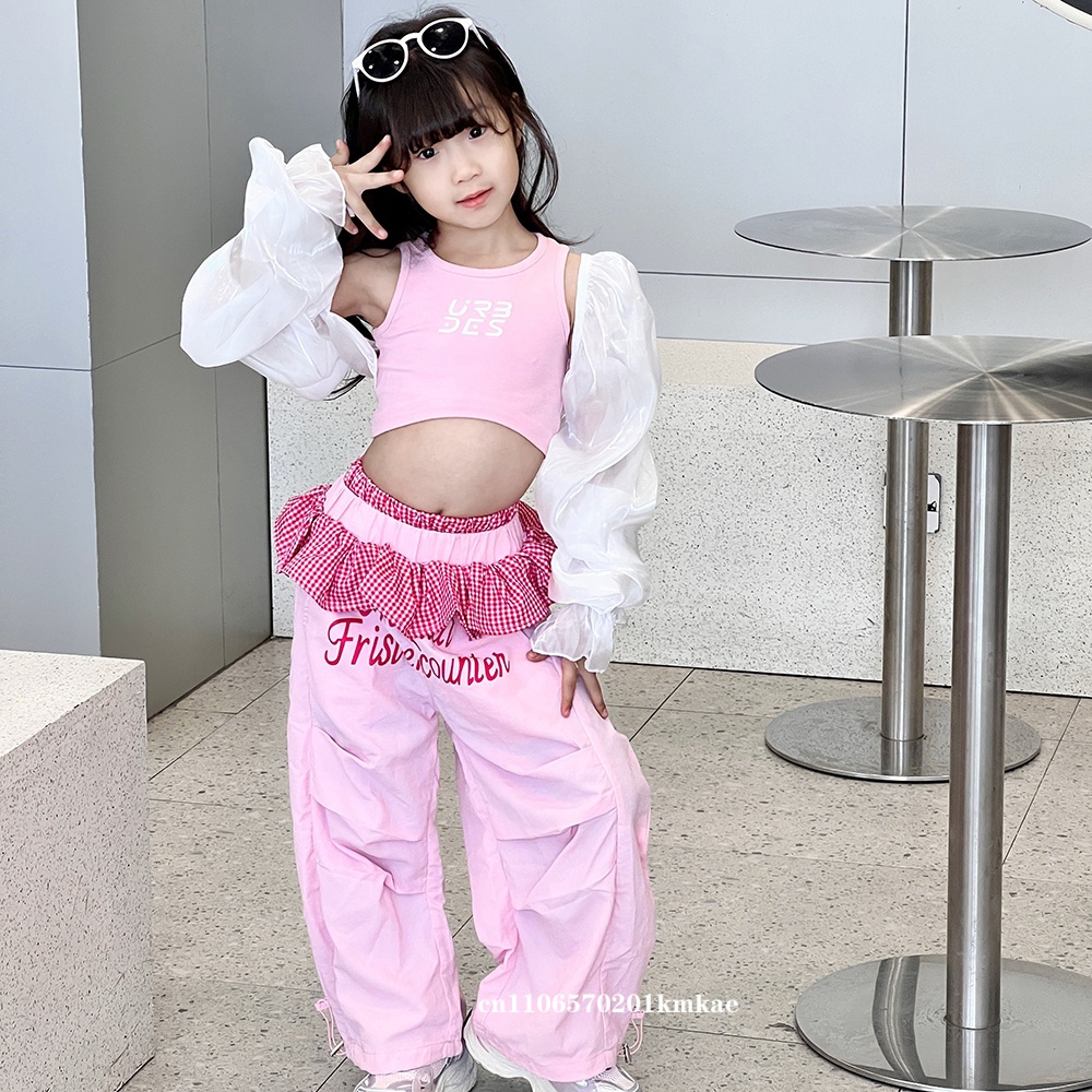ジャズダンスの服女の子のための Kpop 衣装ヒップホップパ - Street Fashion Outfit Girl のレビューと価格