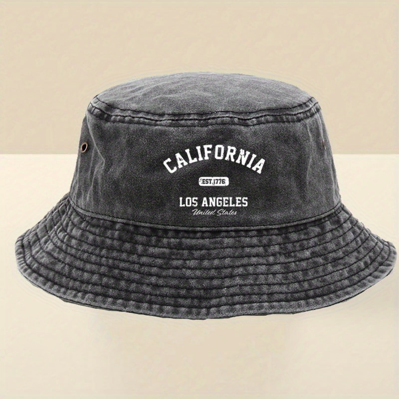 カリフォルニア・ロサンゼルス柄プリントのユニセックスバケット - Street Fashion California のレビューと価格