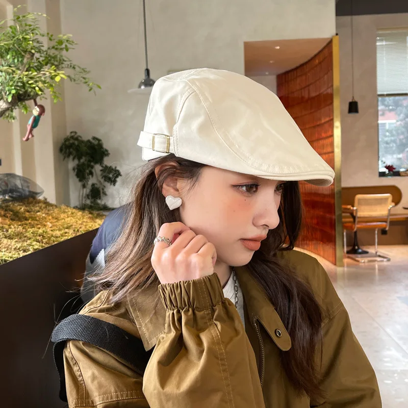 イン日本のストリートファッションブランド無地ベレー帽女性の春 - Japanese Street Fashion Female のレビューと価格