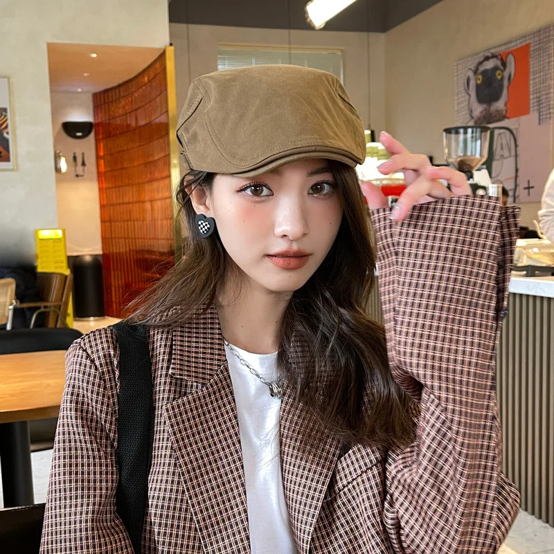 イン日本のストリートファッションブランド無地ベレー帽女性の春 - Japanese Street Fashion Female のレビューと価格