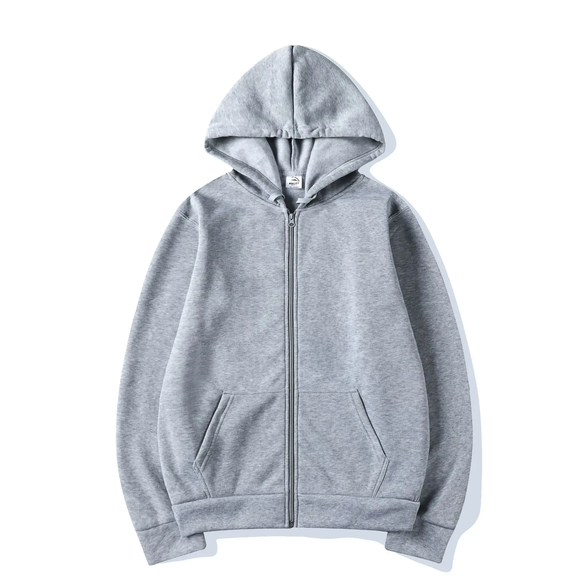 ハイストリートパーカー メンズ 無地 ジップアップ 長袖 ル - Street Fashion Zip Up Hoodie のレビューと価格